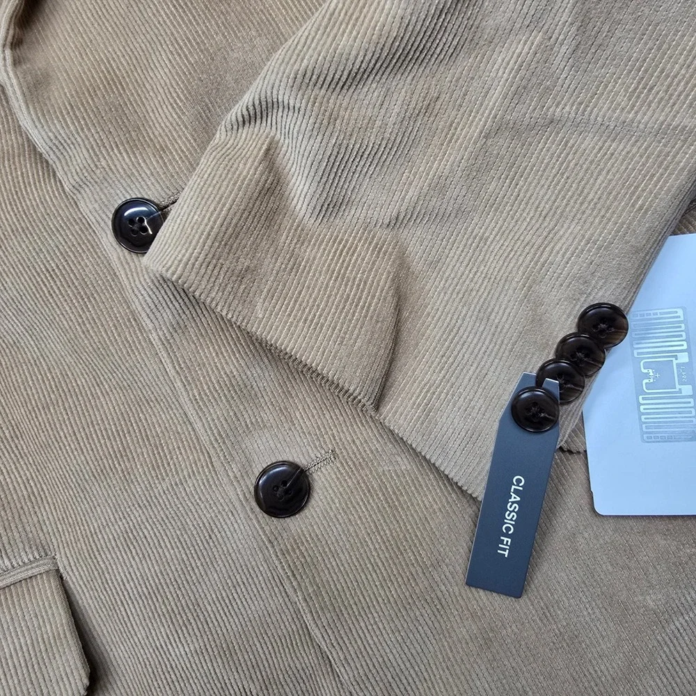 Michael Kors Corduroy Sport Coat Mens 38R‎ 38 Camel Tan Classic Fit $295